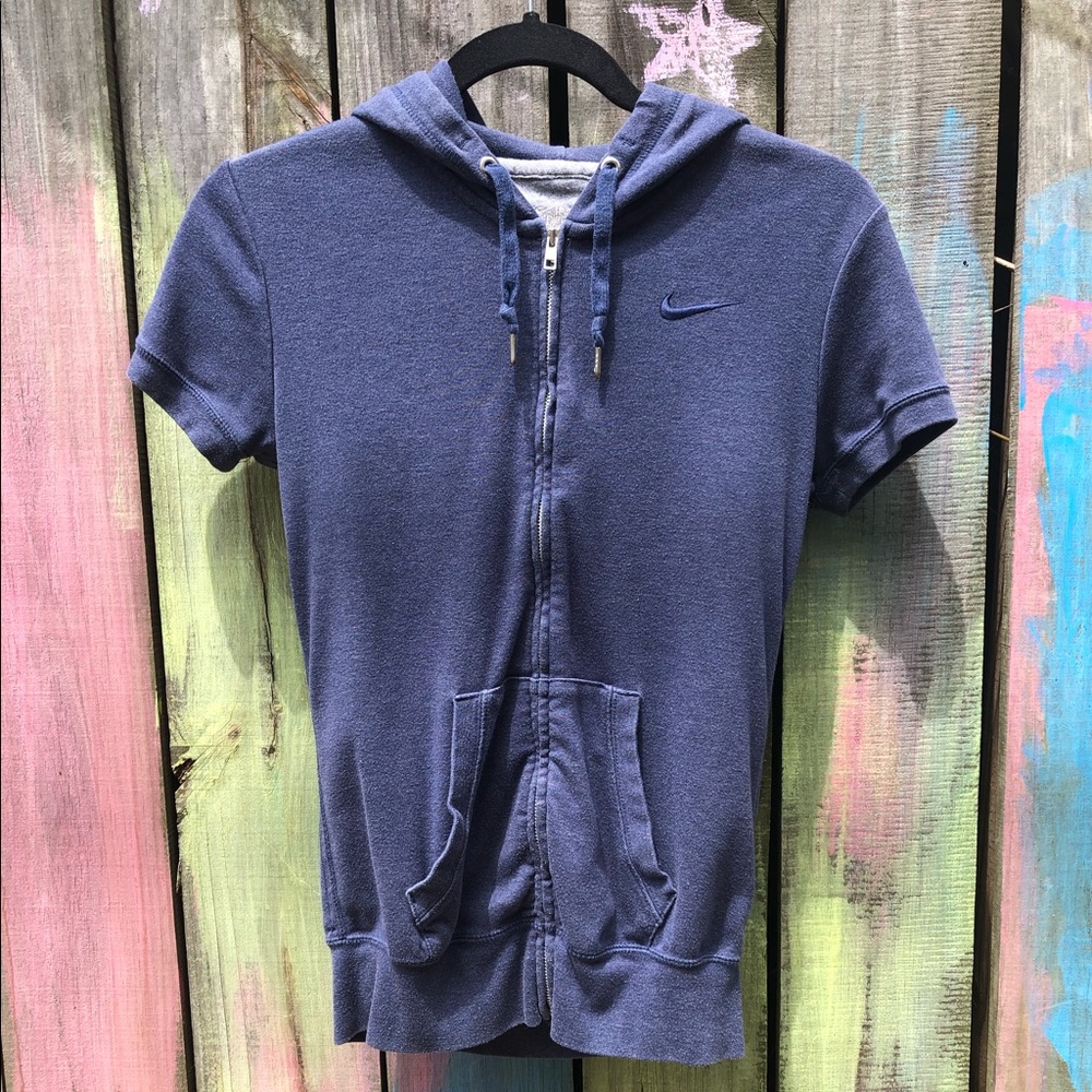 Nike SB Short Sleeve Zip Up Jacket Hoodie